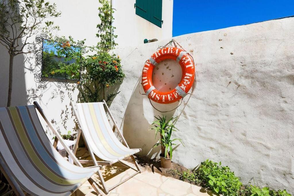 Maison De Charme A La Couarde-Sur-Mer Esterno foto